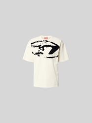 T-Shirt mit Label-Print von Diesel - 11