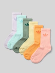 Socken aus Baumwoill-Mix im 6er-Pack von adidas Originals - 35