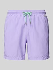 Regular Fit Badeshorts mit Label-Badge Modell 'LIGHTING PANTONE' von MC2 Saint Barth - 11