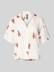 Relaxed Fit Blusenshirt aus reiner Viskose Modell 'NYA' von Pieces - 7