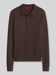 Regular Fit Poloshirt mit Feinstrickstruktur aus Viskosemix von HUGO - 27