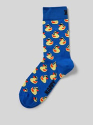 Socken mit Motiv-Print Modell 'Rubber Duck' von Happy Socks Blau - 5