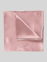 Seideneinstecktuch mit eingefasstem Saum von Blick Pink - 1