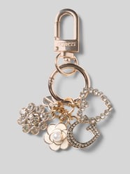 Schlüsselanhänger mit Logo-Prägung Modell 'Everlee' von GUESS Gold - 43