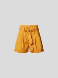 High Waist Shorts mit Gürtel von BAUM & PFERDGARTEN Orange - 2