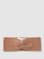 Stirnband aus Kaschmir mit Knoten-Detail von Christian Berg Woman Braun - 25