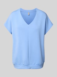 T-Shirt mit V-Ausschnitt Modell 'BANU' von Soyaconcept - 10