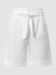 Korte broek met linnen, model 'Lillit' van Raffaello Rossi Wit - 41