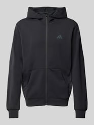 Sweatjacke mit Logo-Print von Adidas Training Schwarz - 11