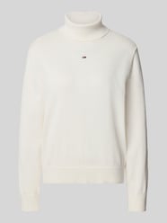 Sweter z golfem o kroju regular fit z czystej bawełny od Tommy Jeans - 11