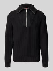 Regular Fit Troyer aus reiner Baumwolle Modell 'SRIGG' von HUGO - 42