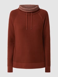 Pullover mit Tube Collar von edc By Esprit Rot - 40