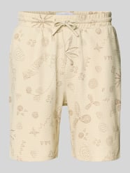 Szorty z dzianiny dresowej o kroju regular fit z czystej bawełny model ‘BAGGIO’ od Only & Sons - 35