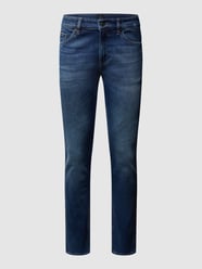 Stone Washed Slim Fit Jeans  von BOSS Blau - 19