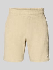 Shorts mit Label-Patch Modell 'LIBCO' von PEGADOR Beige - 14