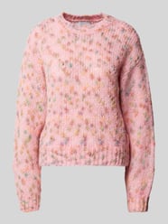 Gebreide pullover met ronde hals van Rich & Royal Roze - 18