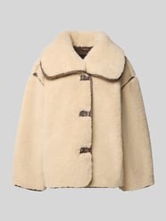 Jacke mit Umlegekragen von WITHBLACK Beige - 17