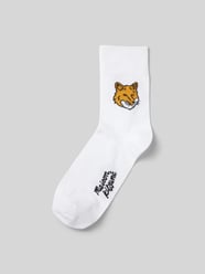 Socken mit Stretch-Anteil von MAISON KITSUNE Weiß - 6