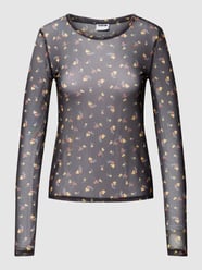 Shirt met lange mouwen en all-over motief, model 'JUDITH' van Noisy May - 16