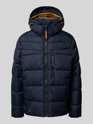 Steppjacke mit Kapuze von camel active Blau - 34