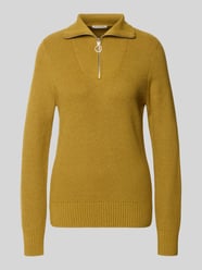 Regular fit gebreide pullover van viscosemix van Christian Berg Woman - 28