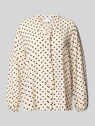 Schluppenbluse mit überschnittenen Schultern von comma - 14