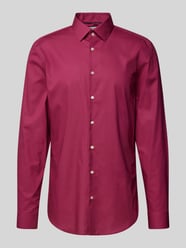 Slim Fit Business-Hemd mit Knopfleiste von Jake*s Pink - 43