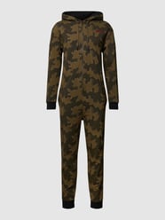 Jumpsuit mit Allover-Muster Modell 'Camo' von HUGO Grün - 10