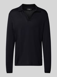 Regular fit poloshirt met V-hals, model 'BOLLO' van Cinque - 32