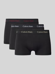 Trunks mit elastischem Logo-Bund im 3er-Pack von Calvin Klein Underwear Rot - 2