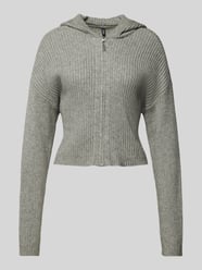 Cardigan mit Reißverschluss Modell 'COSMIA' von Only Grau - 9