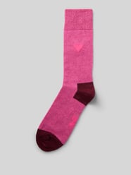 Socken mit Kaschmir-Anteil und Motiv-Stitching von UNIO HAMBURG - 42