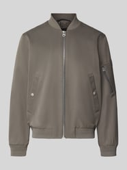 Regular Fit College-Jacke mit Baumwoll-Anteil von Marc O'Polo Beige - 24