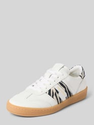 Low-top sneakers met imitatiebont van Marc O'Polo - 11