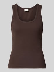 Tanktop in Ripp-Optik mit Rundhalsausschnitt von Closed - 4
