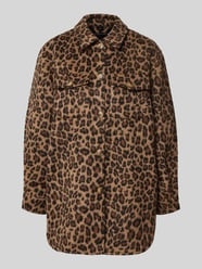 Oversized Hemdjacke mit Umlegekragen Modell 'SAGA' von PIECES - 4