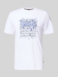 T-shirt o kroju regular fit z czystej bawełny model ‘THOMPSON’ od BOSS - 43