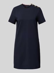 Minikleid mit Label-Details Modell 'PUNTO' von Tommy Hilfiger Blau - 1