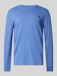 Regular Fit Longsleeve mit Label-Stitching von Polo Ralph Lauren Blau - 11