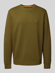 Sweatshirt mit Label-Patch Modell 'Westart' von BOSS Orange Grün - 10