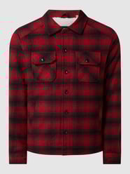 Hemdjacke mit Teddyfutter Modell 'Timber' von Schott NYC Rot - 4