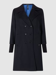 PLUS SIZE Kurzmantel mit Stretch-Anteil von Samoon Blau / Türkis - 42
