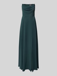 Abendkleid mit Wasserfall-Ausschnitt von V.M. - 21