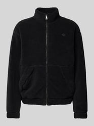 Sweatjacke mit Label-Stitching von adidas Originals Schwarz - 24