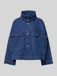 Jeansjack met opgestikte klepzakken, model 'Tessa' van My Essential Wardrobe - 1