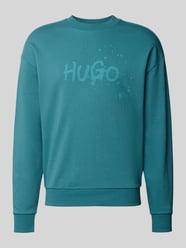 Regular Fit Sweatshirt aus reiner Baumwolle Modell 'NIEROFIX_CREW' von HUGO Blue - 8