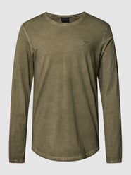 Longsleeve in melierter Optik Modell 'Carlos' von JOOP! Jeans Grün - 39