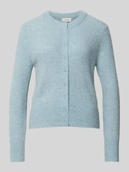Strickjacke aus Alpaka mit Rippstrick Modell 'Dreni' von OPUS - 23