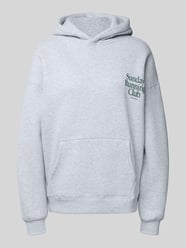 Oversized Hoodie mit Känguru-Tasche Modell 'Sunday Running Club' von ANOTHER COTTON LAB - 4