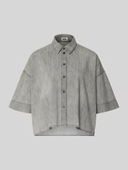 Boxy Fit Jeansbluse mit überschnittenen Schultern Modell 'YARIKA' von DRYKORN - 12